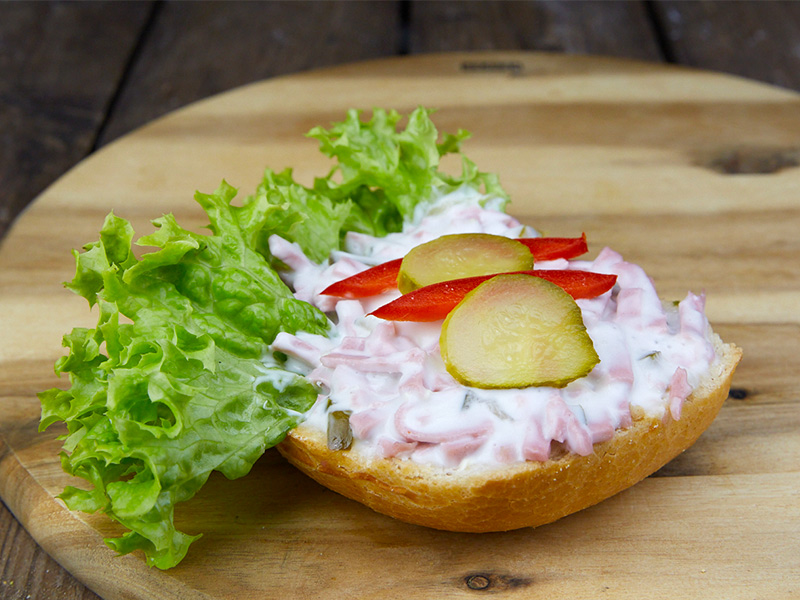 Foto Belag Fleischsalat